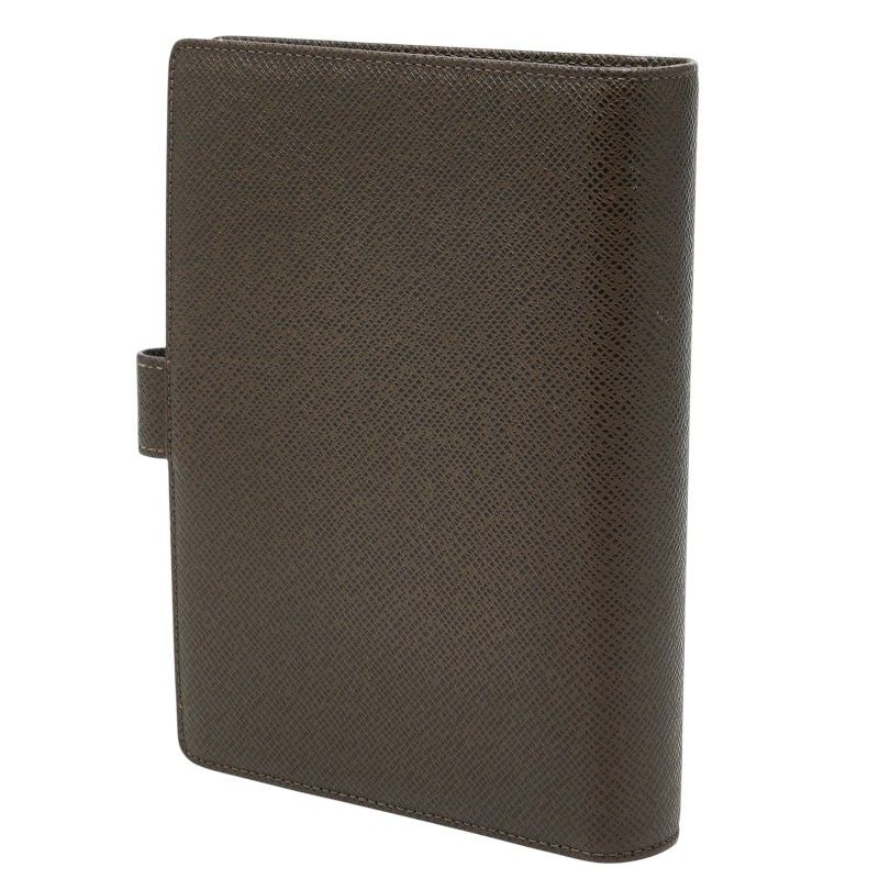 Louis Vuitton Taiga Agenda MM Planner Grizzly Leather — view 2