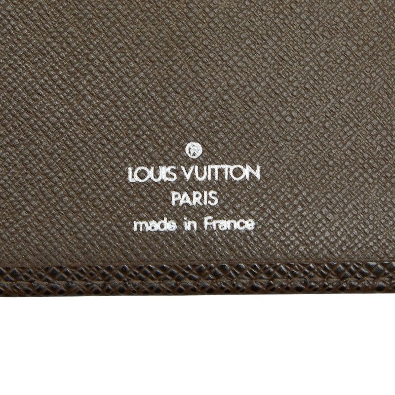 Louis Vuitton Taiga Agenda MM Planner Grizzly Leather — view 7