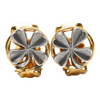 Chanel 96P Clover Earrings Vintage Gold Plated — view 2