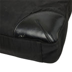 Prada Tote Shoulder Bag Black Nylon Leather — view 6