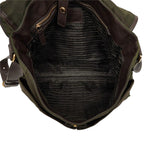Prada Messenger Bag Crossbody Khaki Nylon Leather — view 6