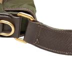 Prada Messenger Bag Crossbody Khaki Nylon Leather — view 8