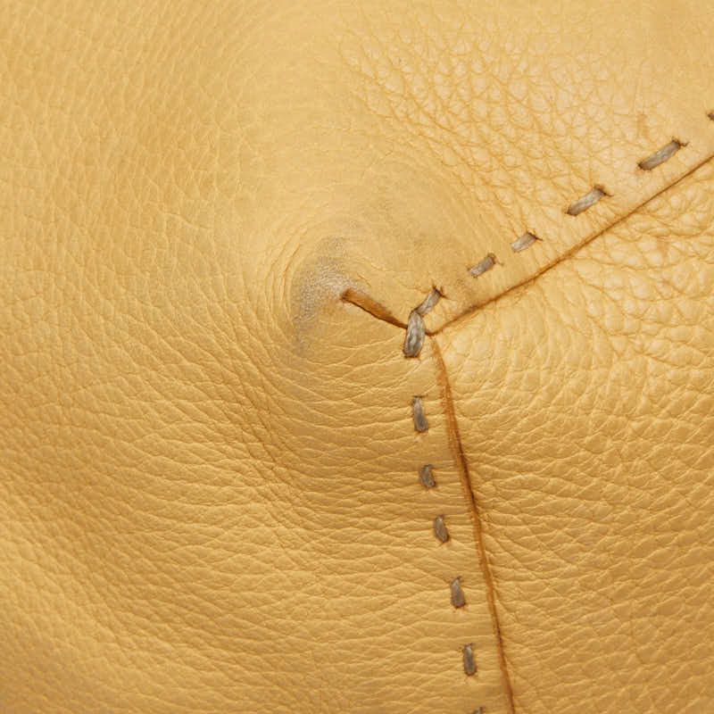 Fendi Selleria Doctor's Tote Beige Leather — view 5