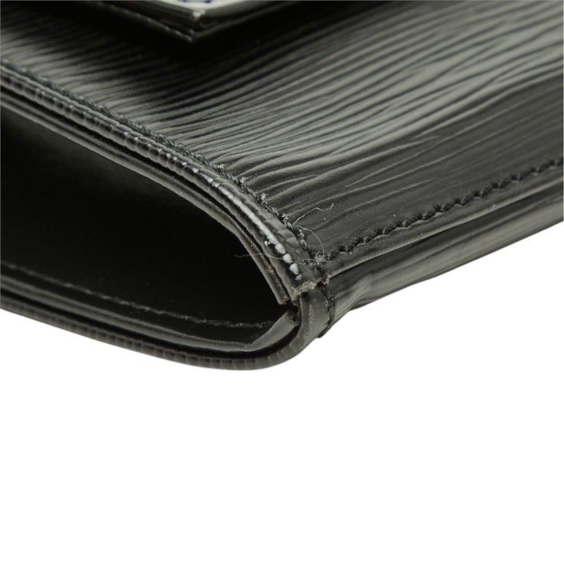 Louis Vuitton Epi Iena Clutch Noir Black Leather — view 5