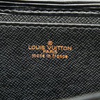 Louis Vuitton Epi Iena Clutch Noir Black Leather — view 8
