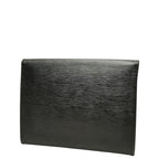Louis Vuitton Epi Iena Clutch Noir Black Leather — view 2