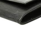 Louis Vuitton Epi Iena Clutch Noir Black Leather — view 4