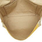 Hermes Tapidocell Clutch Yellow Beige Canvas — view 8
