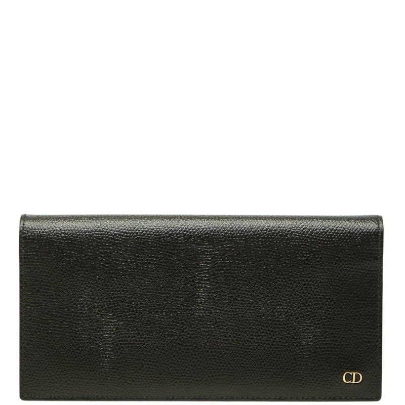 Dior CD Logo Wallet Black Leather