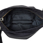 Prada Crossbody Shoulder Bag Navy Nylon Leather — view 6