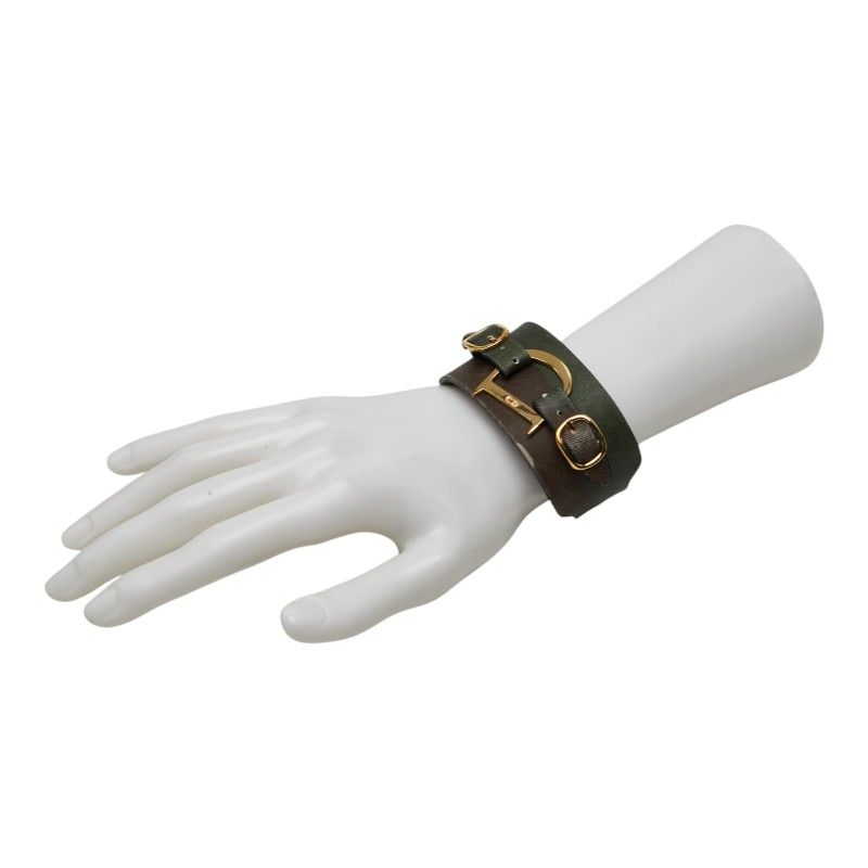 Dior Bracelet Camo Khaki Brown Leather — view 6