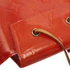 Louis Vuitton Monogram Vernis Walker Pochette Shoulder Bag Orange Leather — view 7