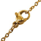 Hermes Pop H Pendant Gold Pink Plated Necklace — view 5