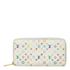 Louis Vuitton Monogram Multicolor Zippy Wallet White