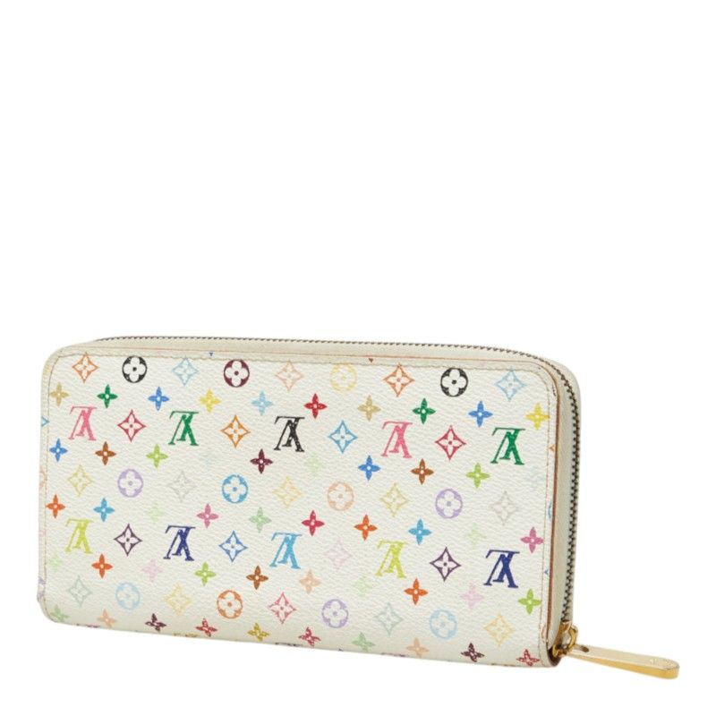 Louis Vuitton Monogram Multicolor Zippy Wallet White — view 2