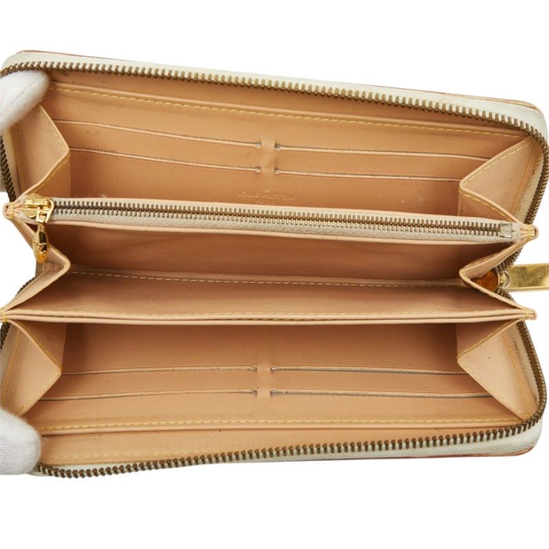 Louis Vuitton Monogram Multicolor Zippy Wallet White — view 6