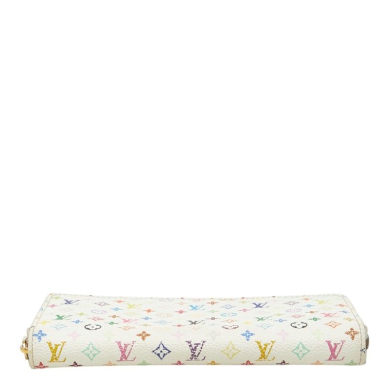 Louis Vuitton Monogram Multicolor Zippy Wallet White — view 3
