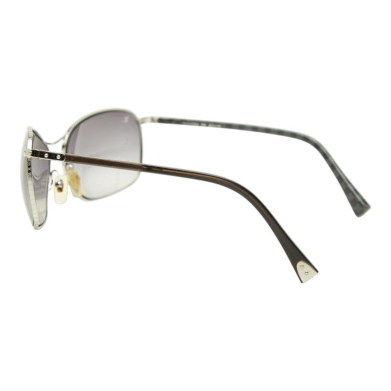 Louis Vuitton Damier Graphite Conspiration GM Gradient Sunglasses Black Silver — view 2