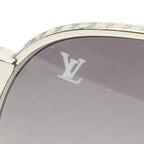 Louis Vuitton Damier Graphite Conspiration GM Gradient Sunglasses Black Silver — view 4