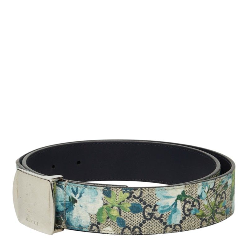 Gucci GG Blooms Belt 91 36 Beige Multicolor Leather — view 2