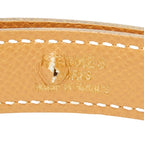 Hermes Constance H Belt Reversible 65 Yellow Brown Courchevel — view 6