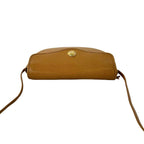 Dior Vintage CD Logo Leather Shoulder Bag Pochette Brown — view 4