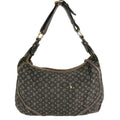 Louis Vuitton Shoulder Bag Manon MM Monogram Mini Lin Canvas Brown