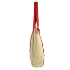 Louis Vuitton Shoulder Bag Cabas MM Antigua Canvas Beige — view 3