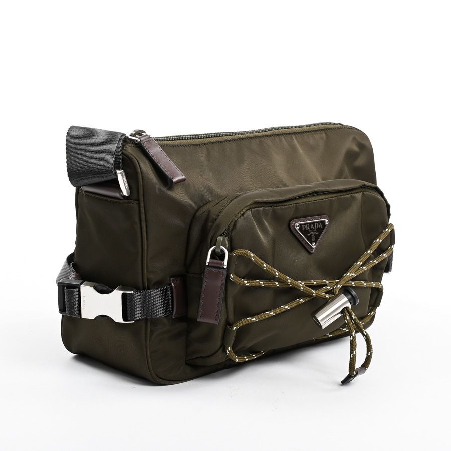 Prada Shoulder Bag Medium Re Nylonx Saffiano Leather — view 2