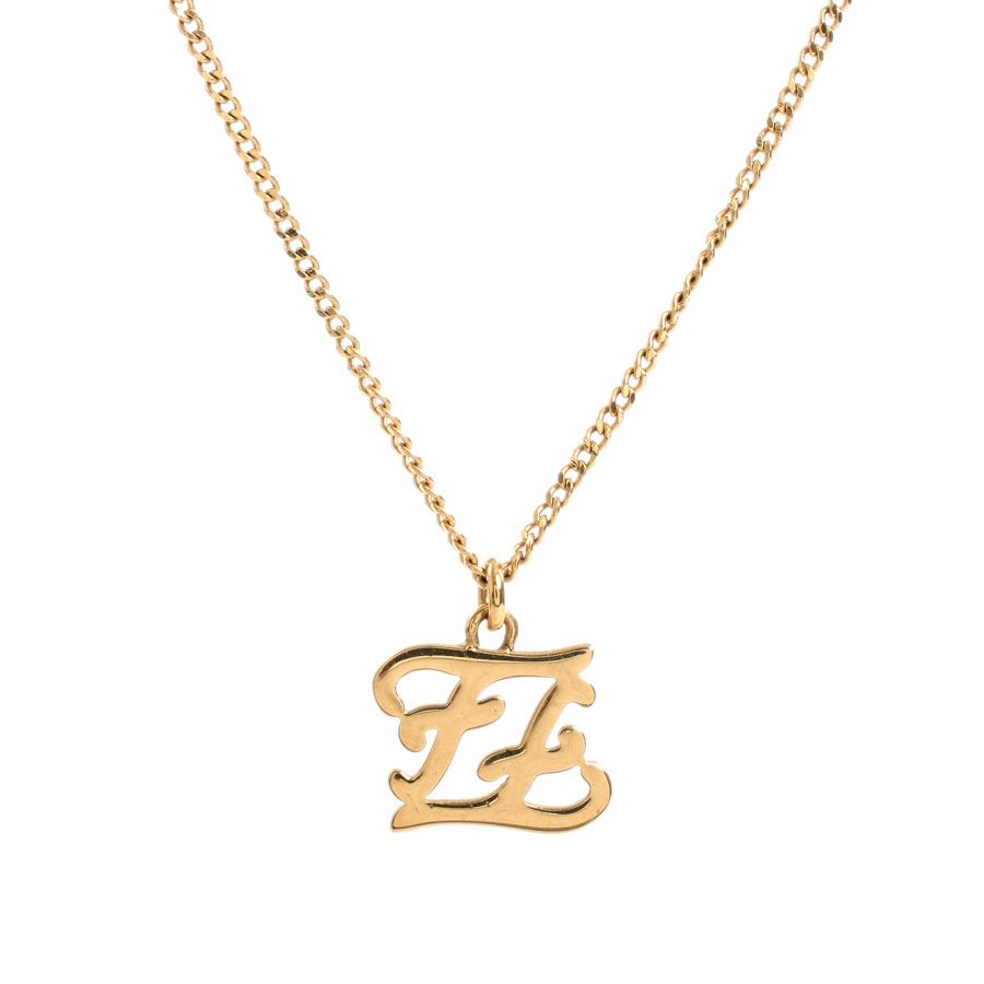 Fendi Necklace Gold