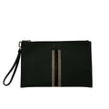 Prada Second Bag Dark Gray Light Bordeaux Leather