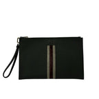 Prada Second Bag Dark Gray Light Bordeaux Leather