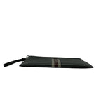 Prada Second Bag Dark Gray Light Bordeaux Leather — view 5