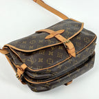 Louis Vuitton Saumur 30 Shoulder Bag Monogram Brown — view 2