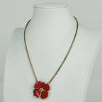 Dior Necklace Flower Motif Gold Plated — view 5