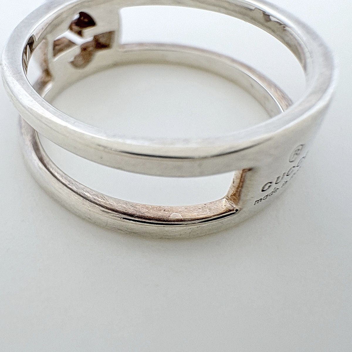 Gucci Ring Interlocking G 925 Sterling Silver — view 4