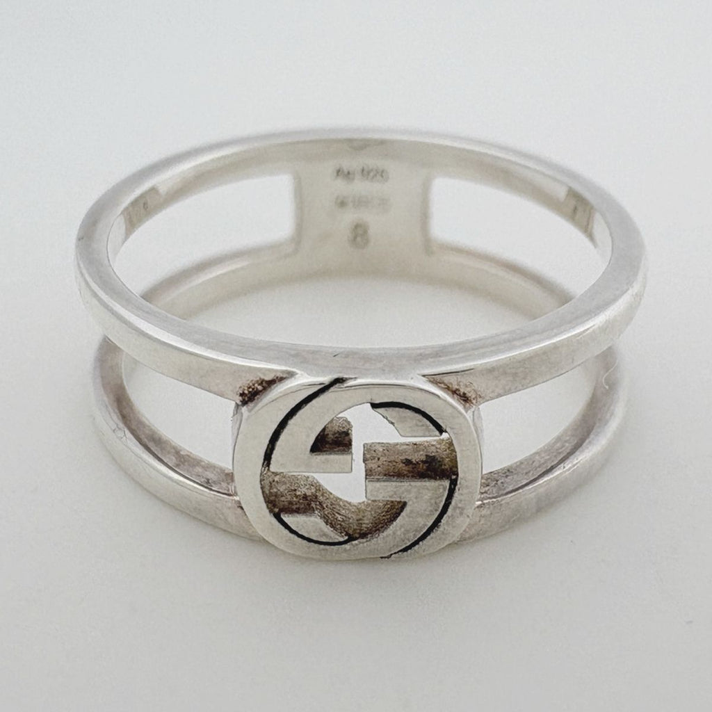 Gucci Ring Interlocking G 925 Sterling Silver — view 3