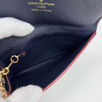 Louis Vuitton Pochette Cles Coin Purse Monogram Empreinte Marine Rouge — view 6