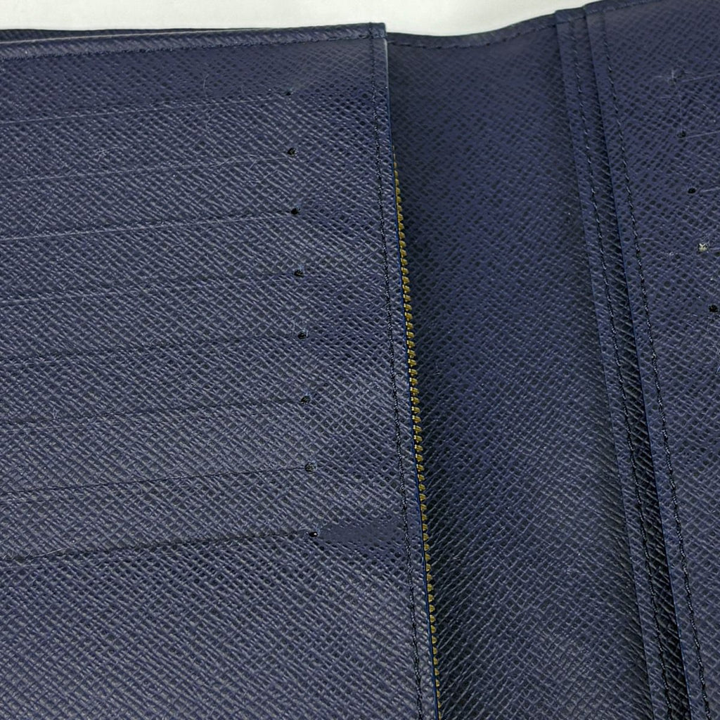 Louis Vuitton Portefeuille Brazza NM Wallet Monogram Bleached Navy — view 4