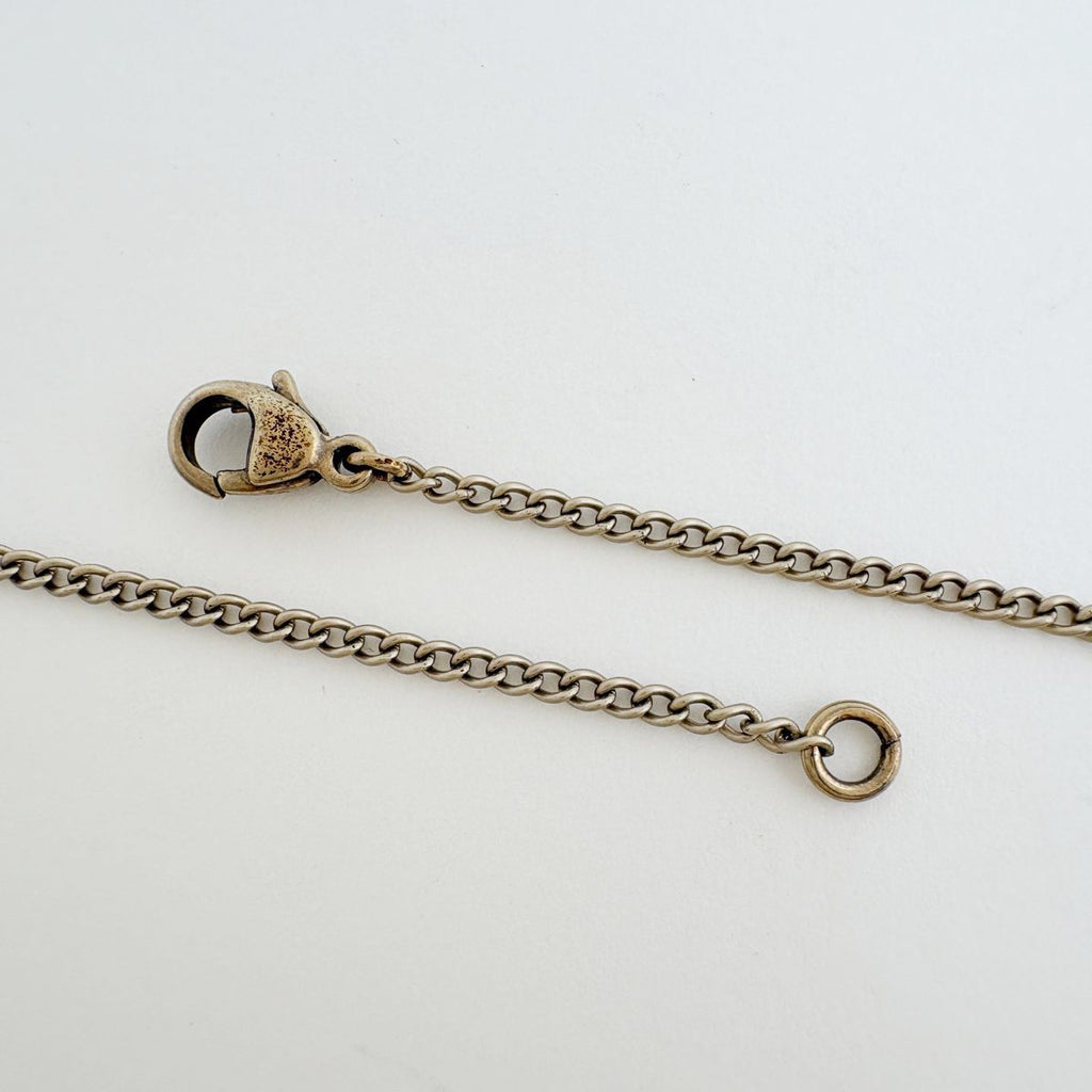 Chanel Necklace CC Logo Ribbon Gold Plated Black White — view 3