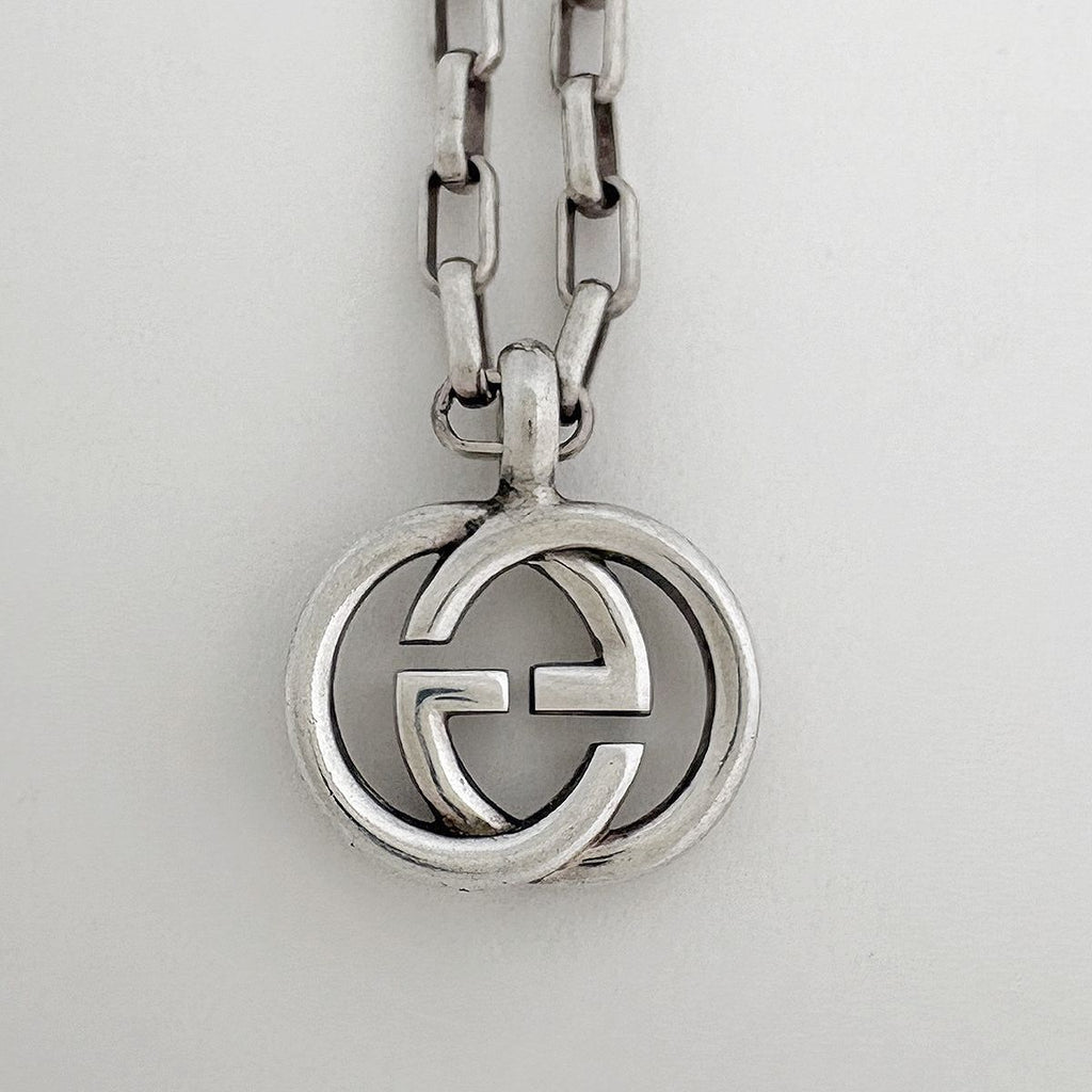 Gucci Necklace Interlocking G 925 Sterling Silver — view 2