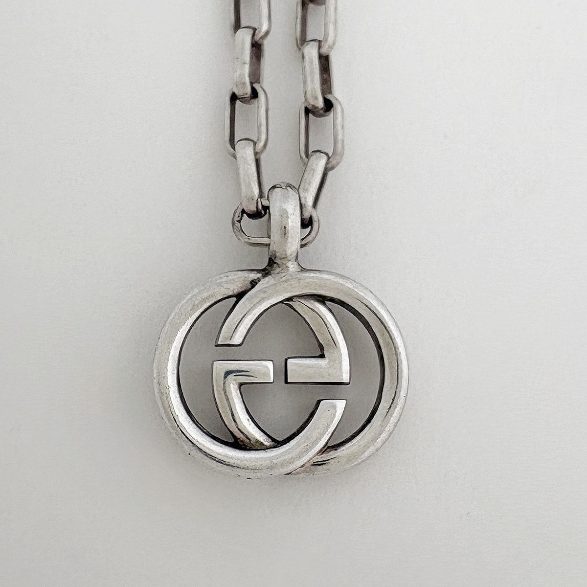 Gucci Necklace Interlocking G 925 Sterling Silver — view 2