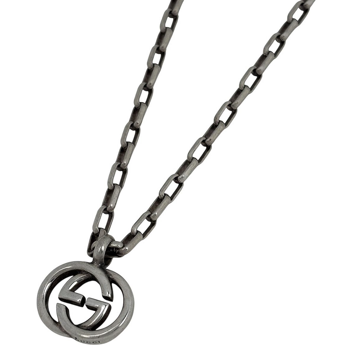 Gucci Necklace Interlocking G 925 Sterling Silver