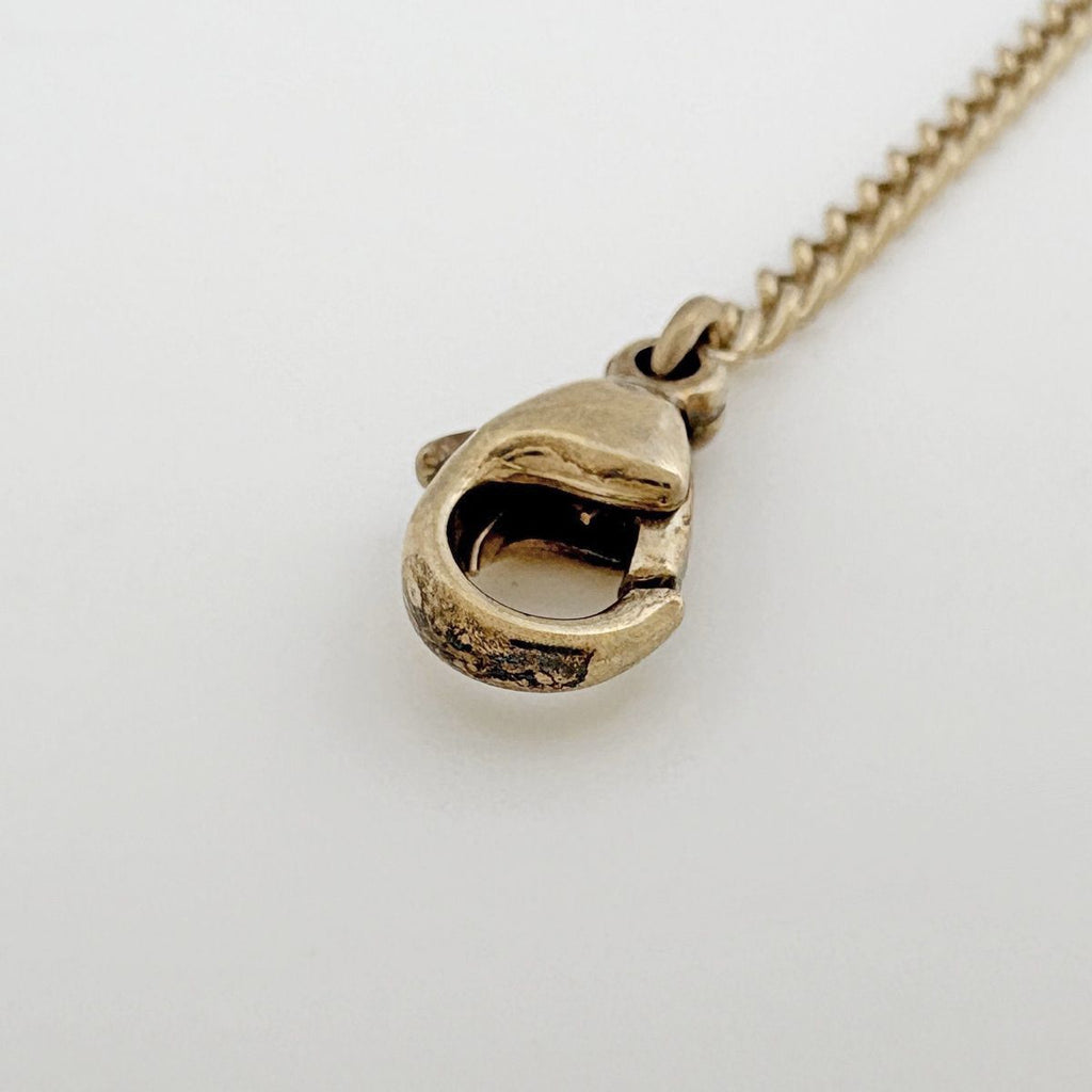 Chanel Necklace CC Logo Rhinestone Gold — view 4