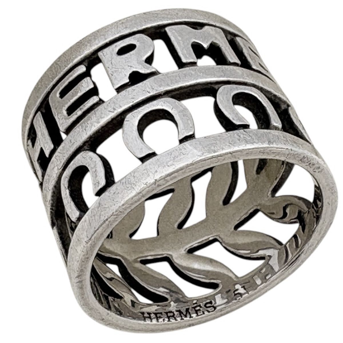 Hermes Campagne Ring Silver