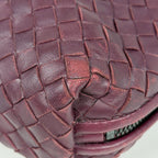 Bottega Veneta Shoulder Bag Intrecciato Leather Bordeaux — view 3