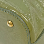 Saint Laurent Handbag Muse Patent Leather Green — view 3