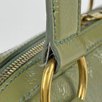Saint Laurent Handbag Muse Patent Leather Green — view 5