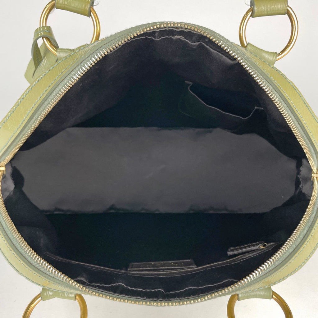 Saint Laurent Handbag Muse Patent Leather Green — view 7