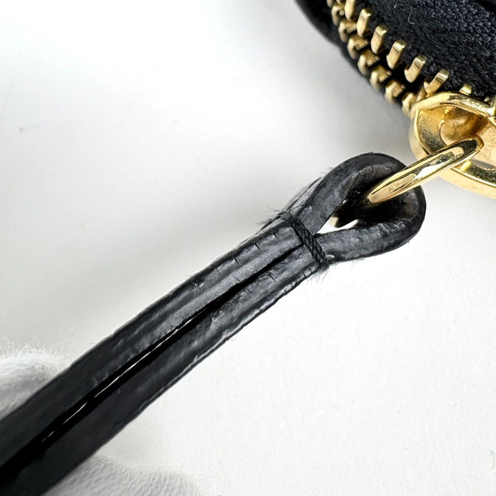 Gucci Wallet GG Marmont Double G Zip Around Leather Black — view 5